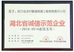 湖北省诚信示范企业